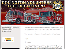 Tablet Screenshot of colingtonfd.com